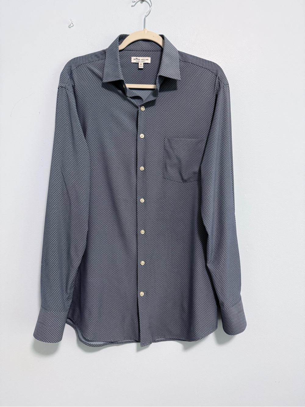 Peter Millar Summer Comfort Long Sleeve Shirt Size M